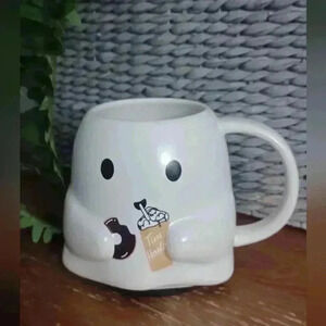 Tim Hortons 2024  Halloween Heat Color Changing Ghost Mug Cup Coffee Tea